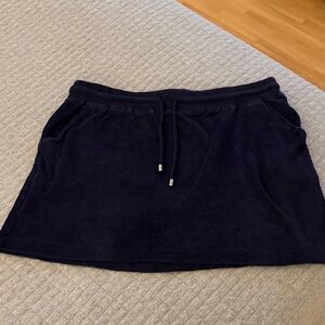 Tommy Bahama Navy Terry Mini Skirt